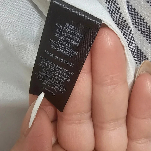 Express vintage Striped Cropped opened front blazer size 12 - Picture 6 of 6